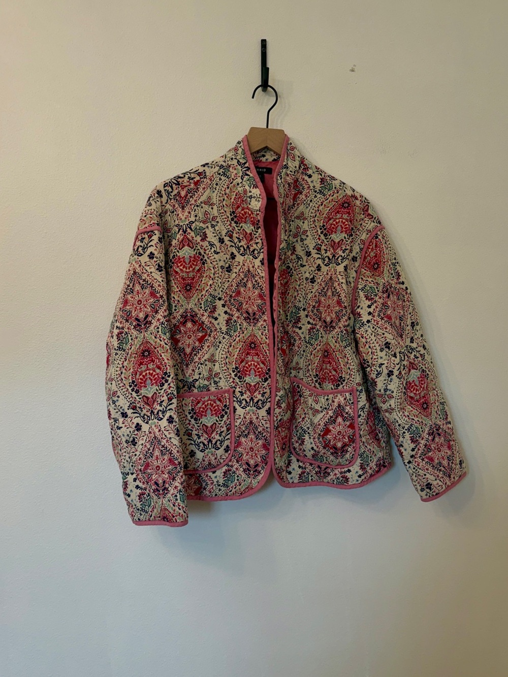 torrid Pink Paisley Quilted Jacket